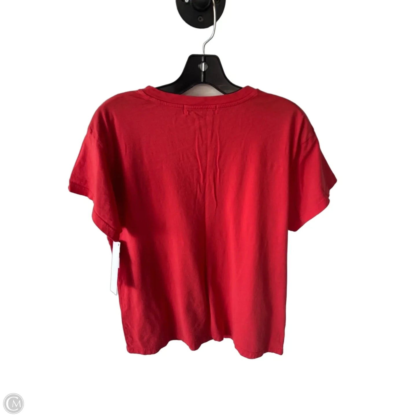 Top Short Sleeve By Cmc In Red, Size: L