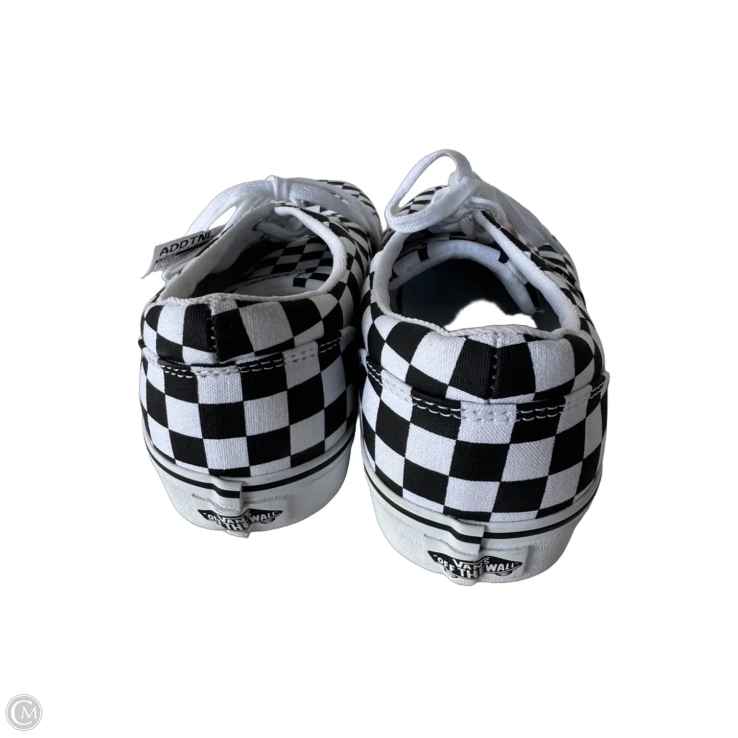 Shoes Sneakers By Vans In Black & White, Size: 10