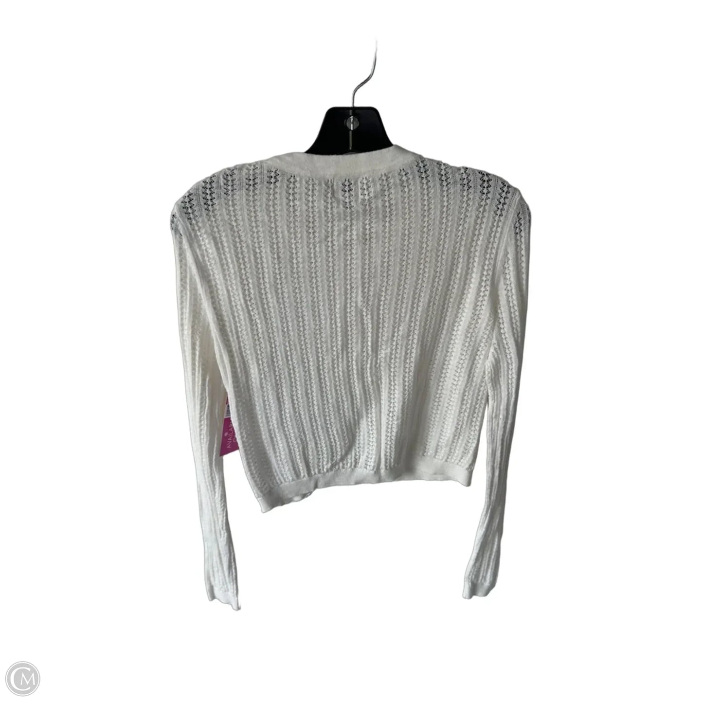 Sweater Cardigan By A New Day In Cream, Size: M