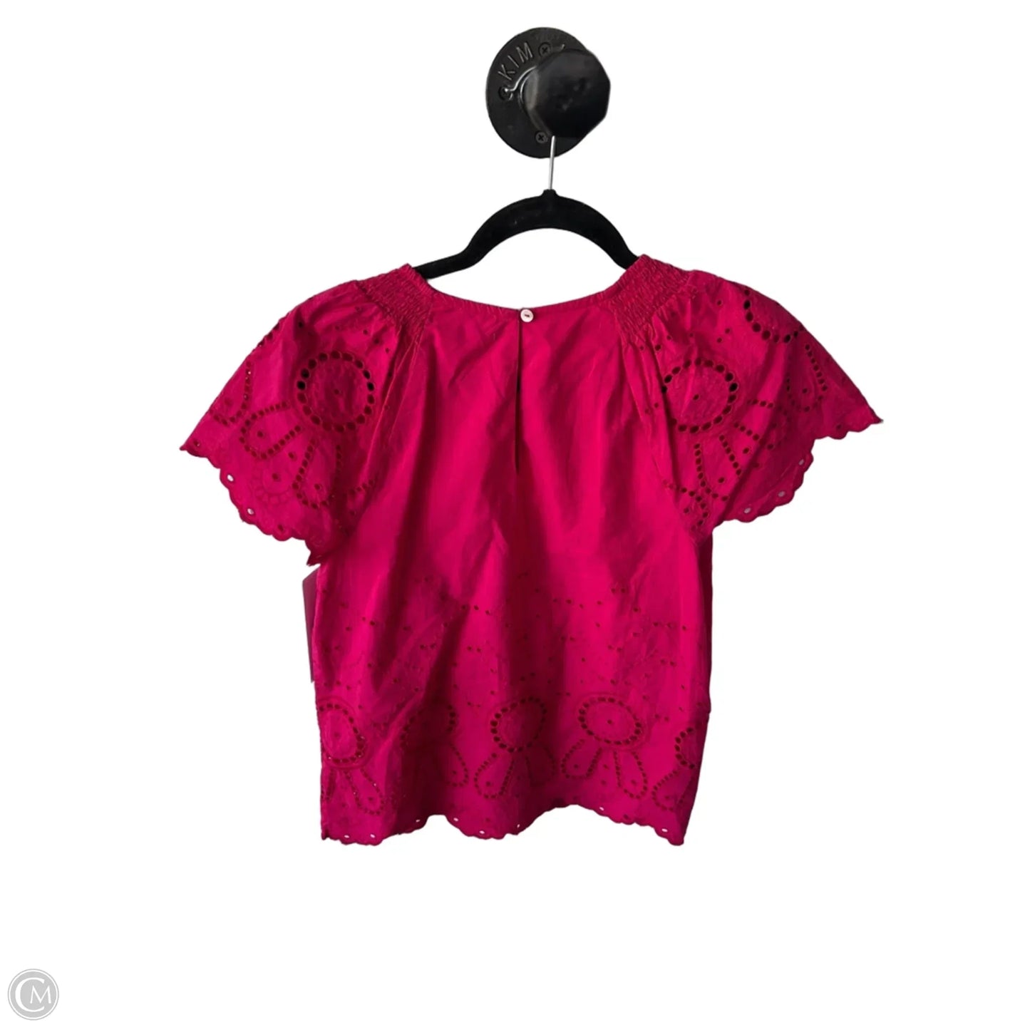 Top Short Sleeve By Evereve In Pink, Size: Xs