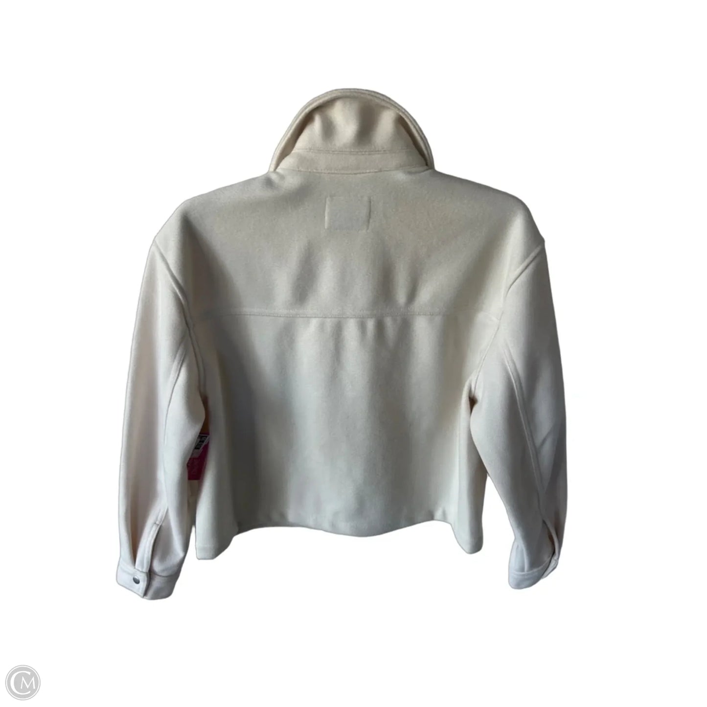 Jacket Shirt By Old Navy In Cream, Size: M