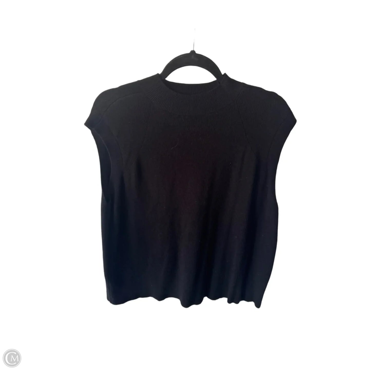 Vest Sweater By Worthington In Black, Size: 1x