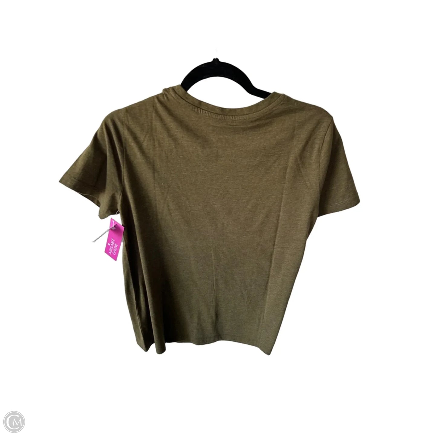 Top Short Sleeve Basic By Natural Reflections In Green, Size: S