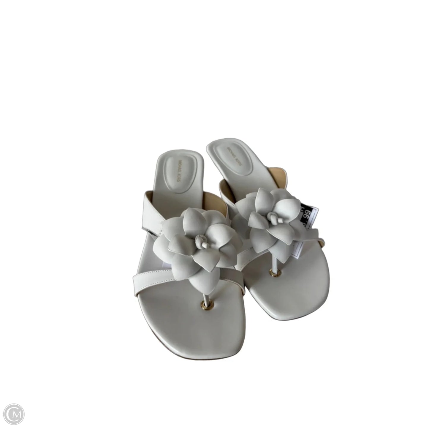 Sandals Heels Kitten By Michael By Michael Kors In White, Size: 10