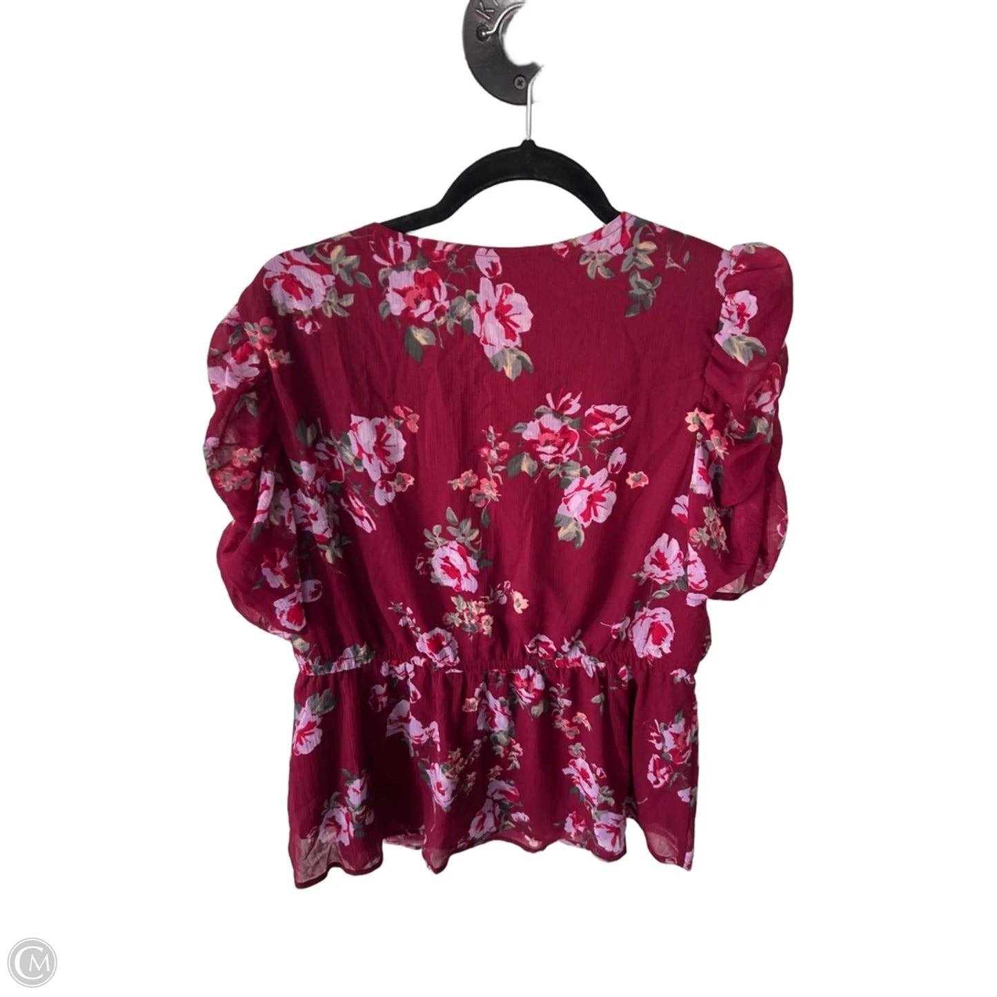 Top Short Sleeve By Maurices In Red, Size: Xl