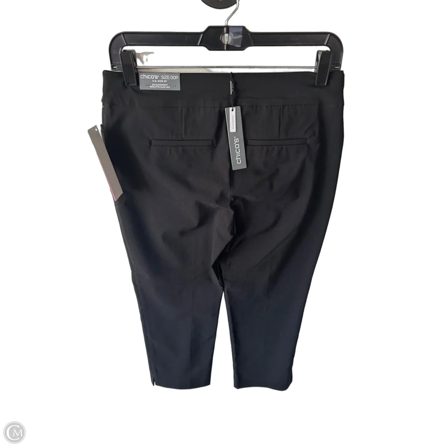 Pants Cropped By Chicos In Black, Size: 2p
