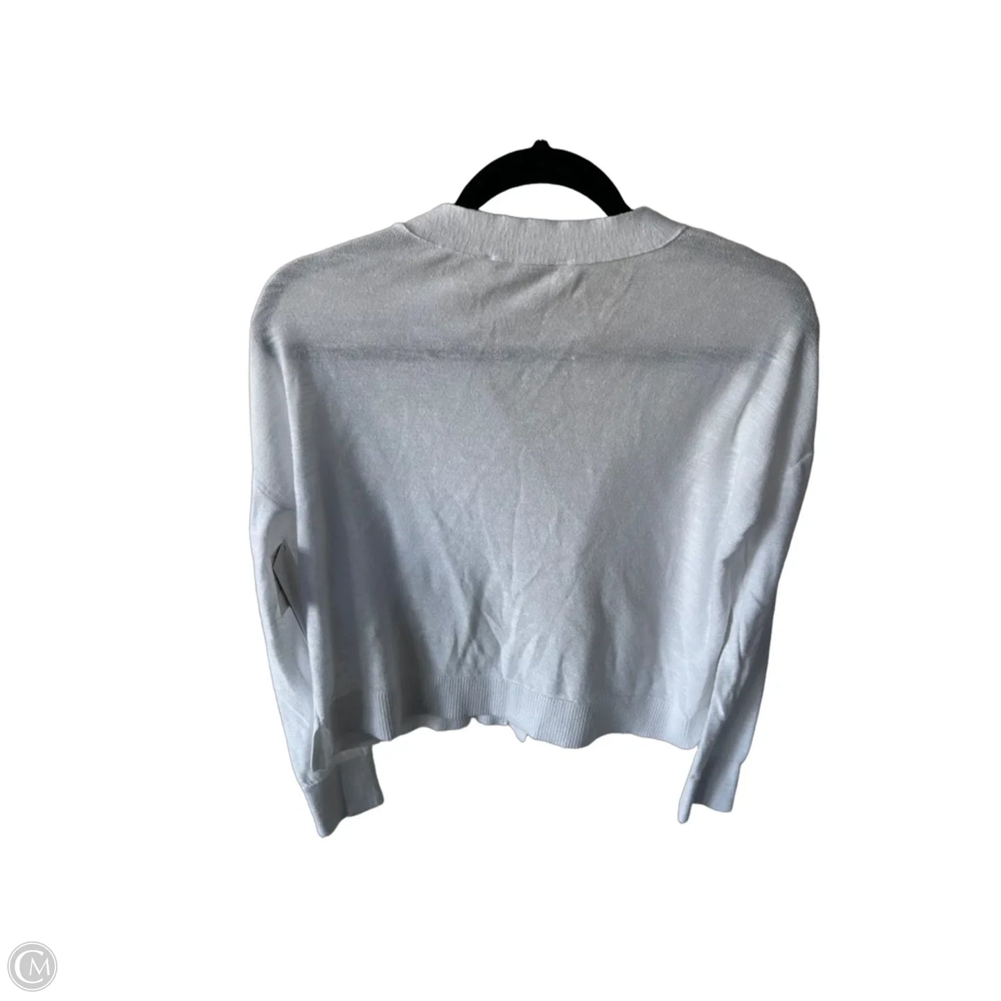 Sweater Cardigan By Loft In White, Size: Mp