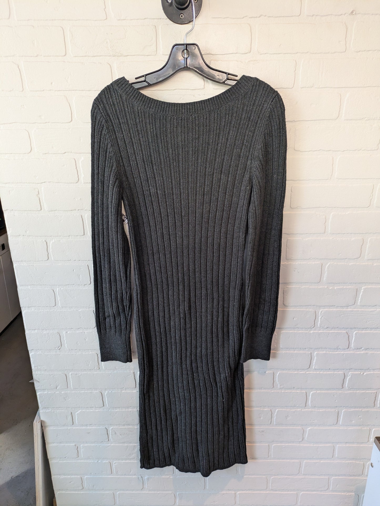 Dress Sweater By Express In Grey, Size: M