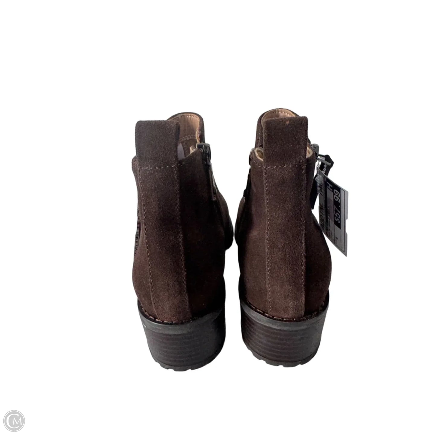 Boots Ankle Heels By Blondo In Brown, Size: 6