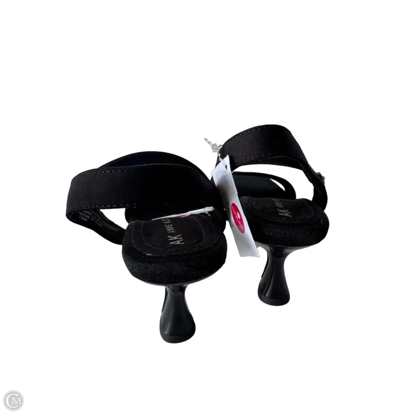 Sandals Heels Kitten By Anne Klein In Black, Size: 5.5