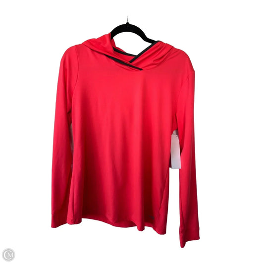 Athletic Top Long Sleeve Hoodie By Bcg In Pink, Size: L