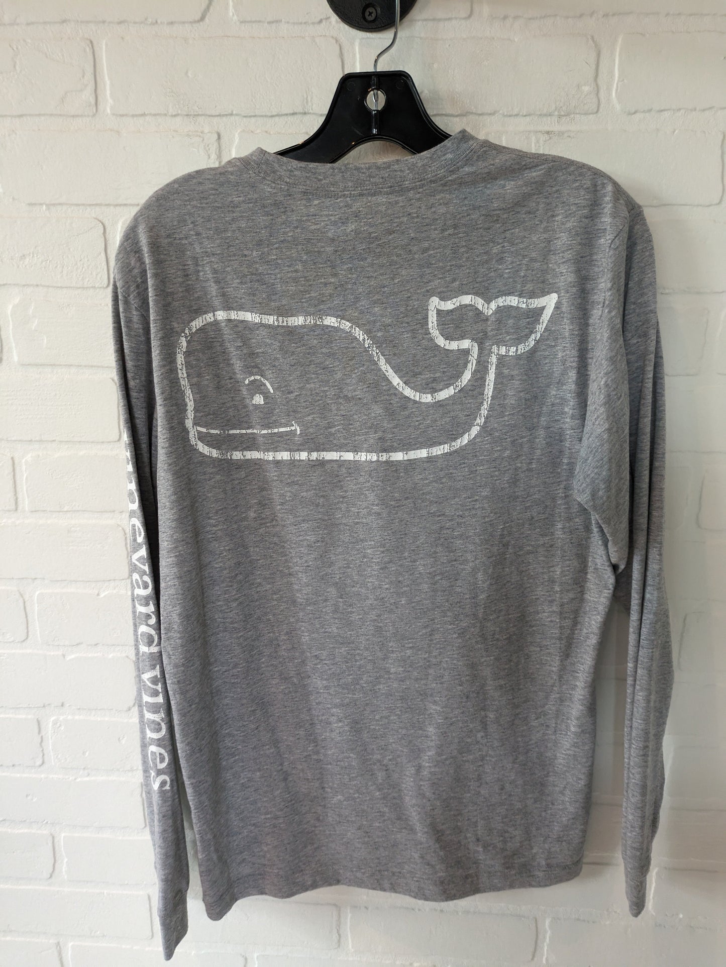 Grey Top Long Sleeve Basic Vineyard Vines, Size Xs