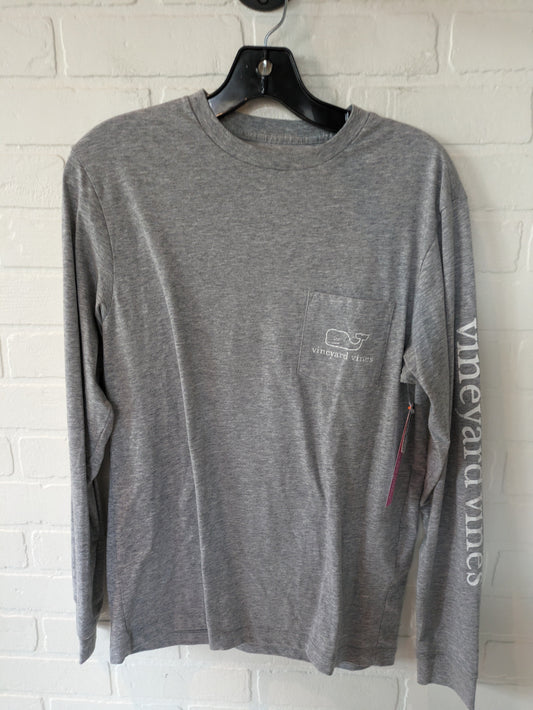 Grey Top Long Sleeve Basic Vineyard Vines, Size Xs