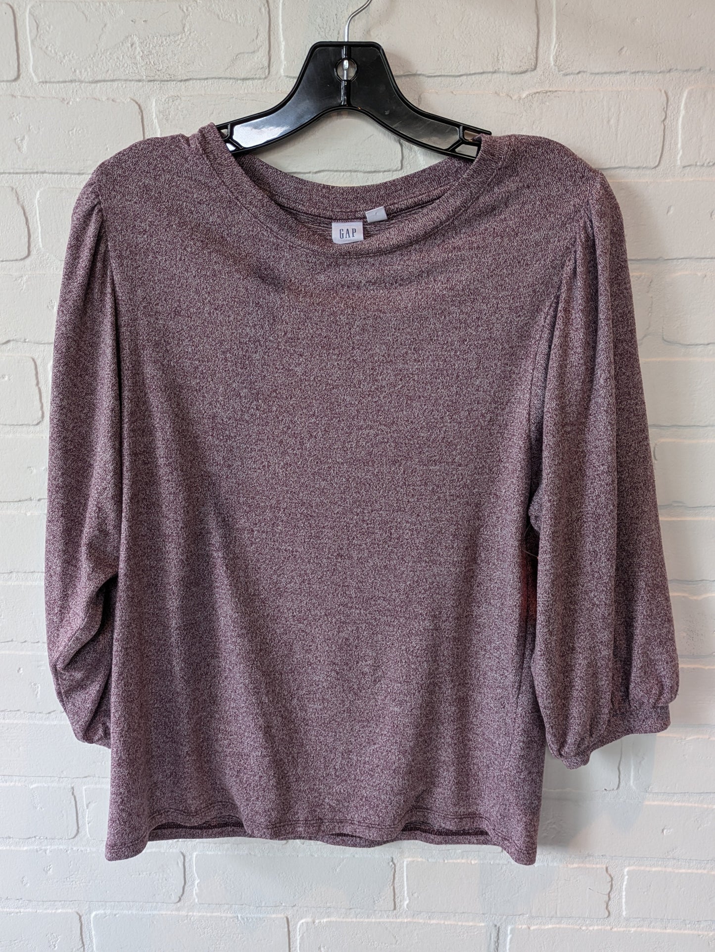 Top Long Sleeve By Gap In Red, Size: Xs