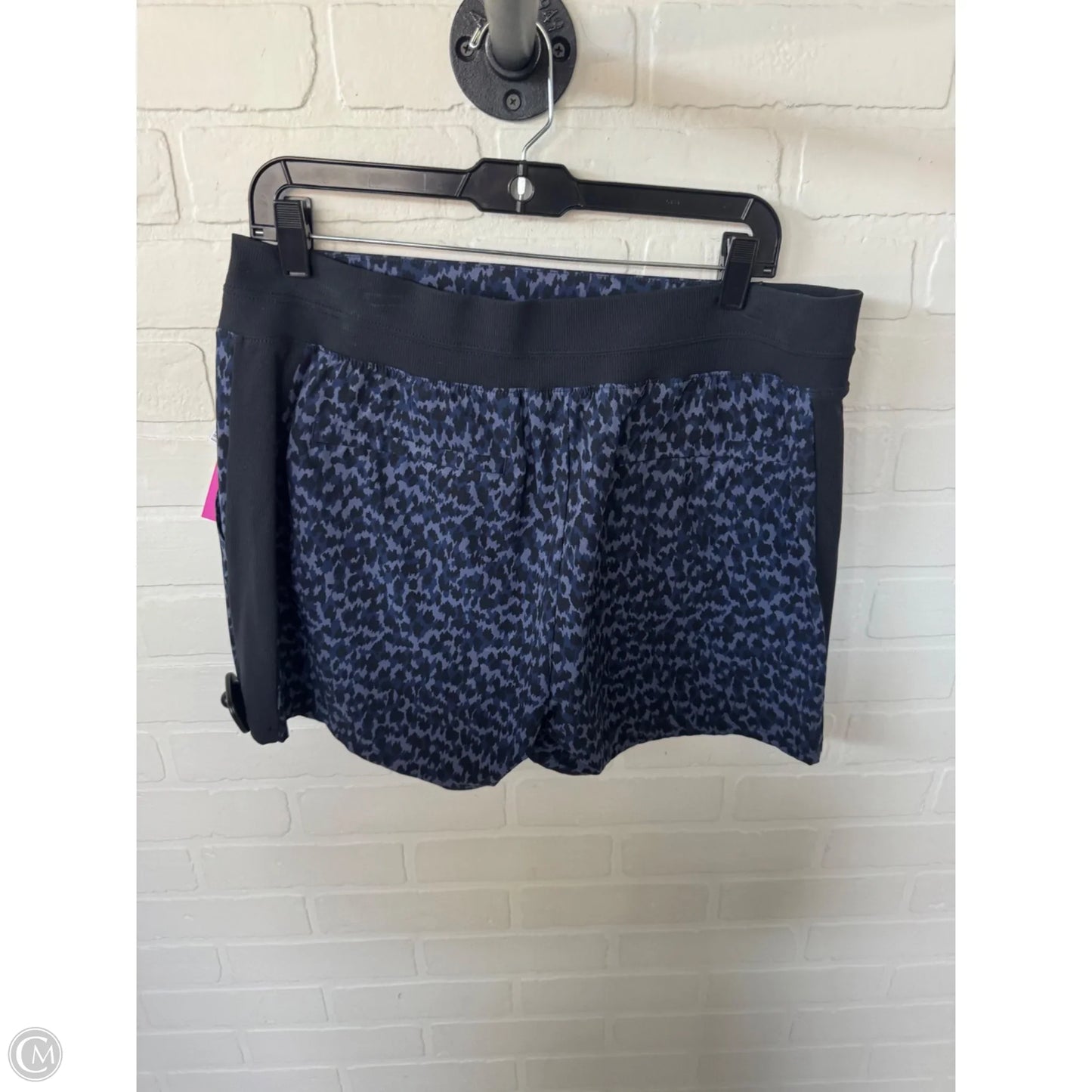 Athletic Shorts By Athleta In Black & Blue, Size: 14