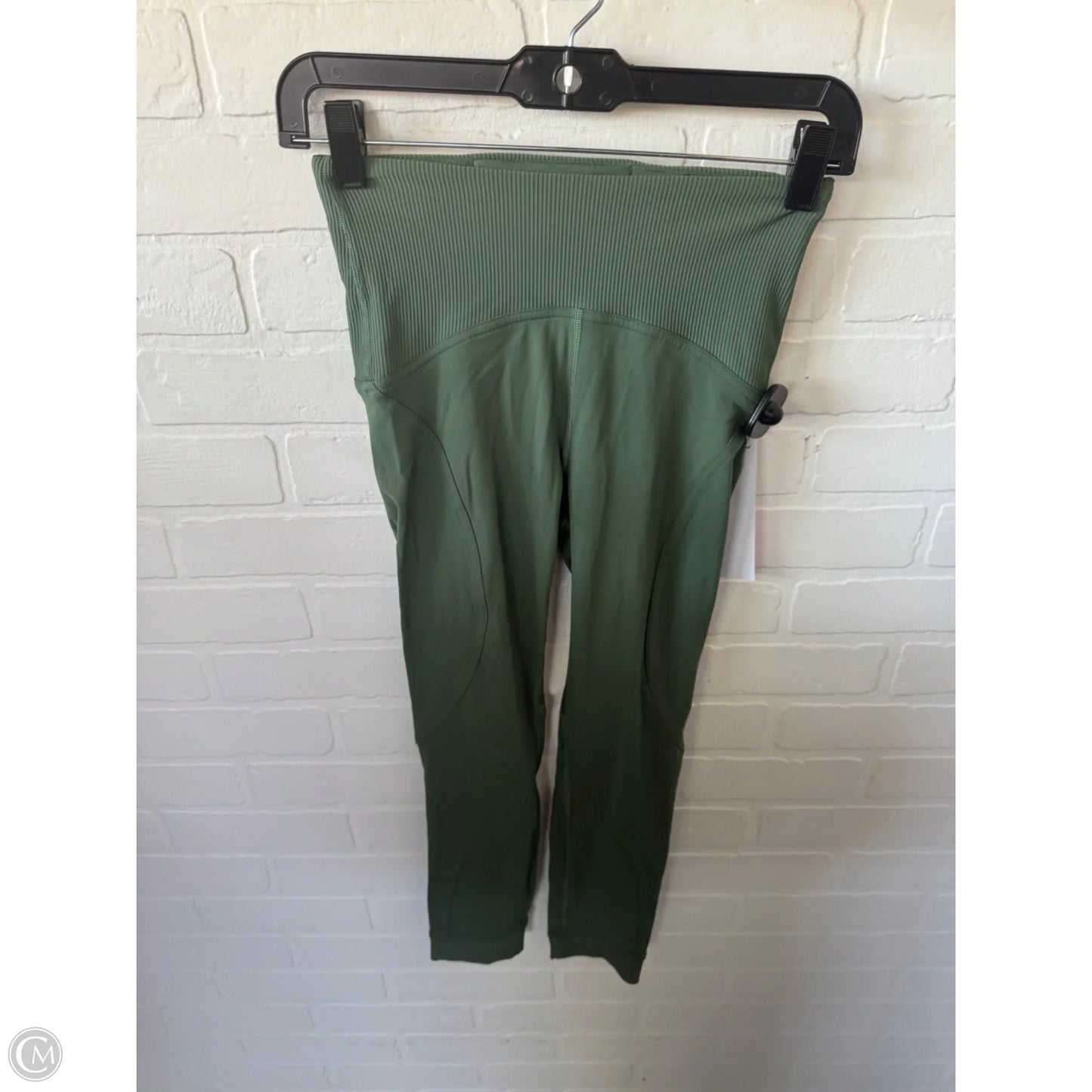 Athletic Leggings By Lululemon In Green, Size: 2
