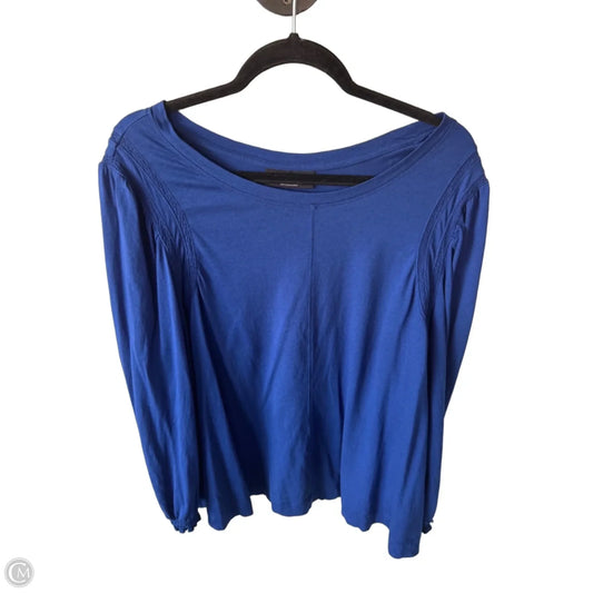 Top Long Sleeve By Lane Bryant In Blue, Size: 3x