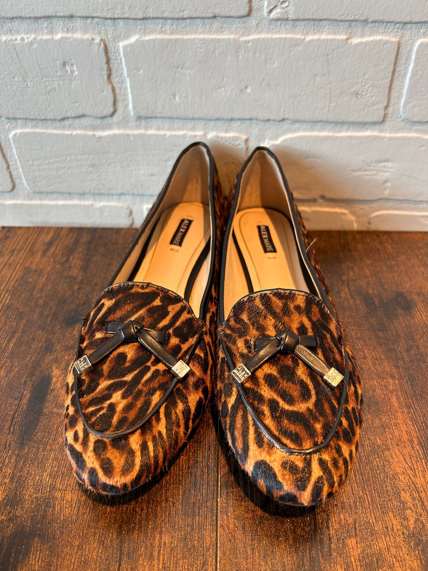 Animal Print Shoes Flats Alex Marie, Size 7.5