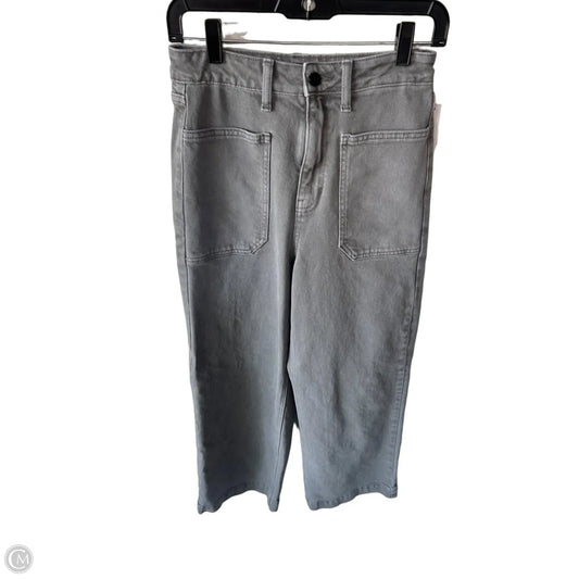 Jeans Wide Leg By Just Black In Grey Denim, Size: 4