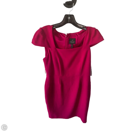 Dress Work By Adrianna Papell In Pink, Size: S