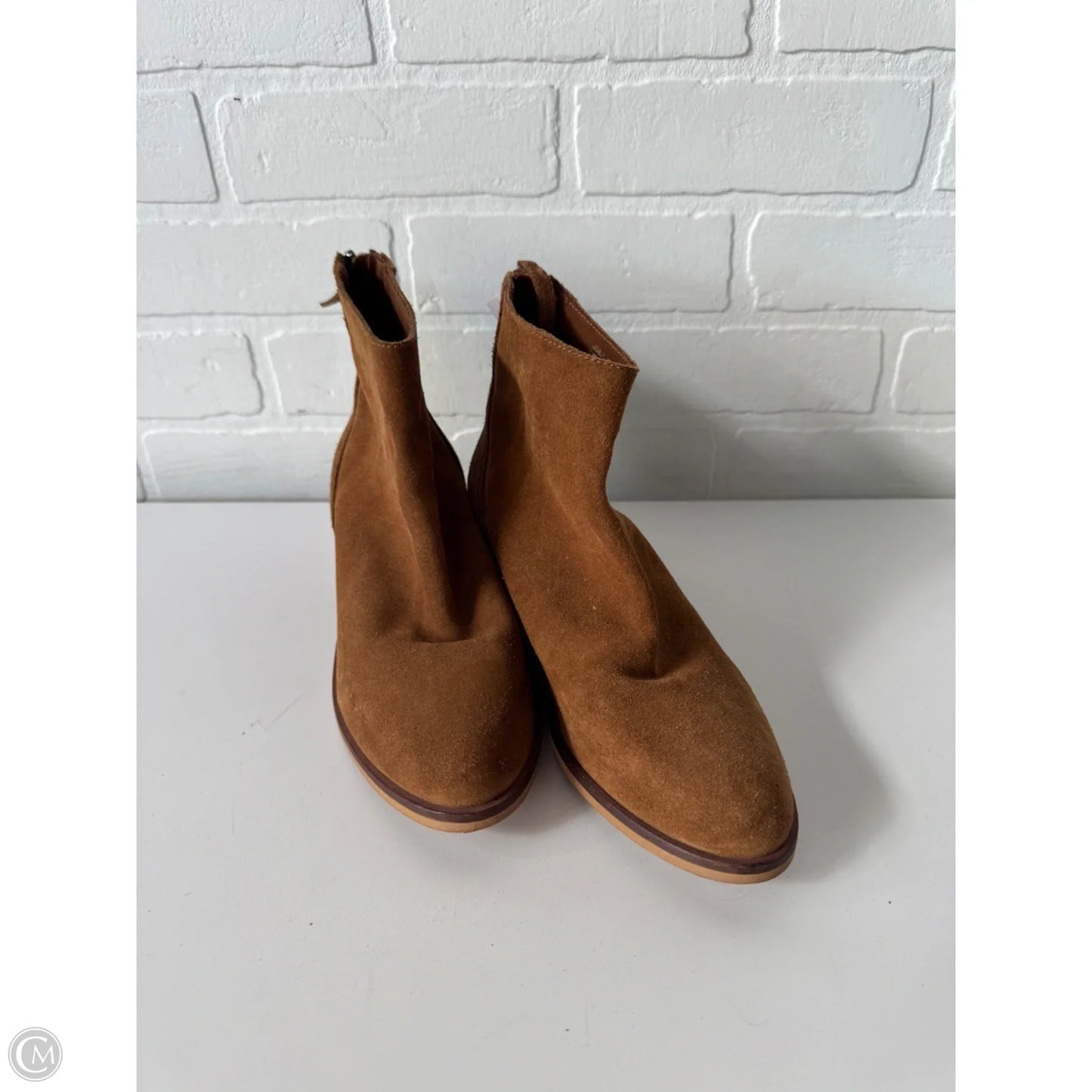 Boots Ankle Flats By Steve Madden In Brown, Size: 8