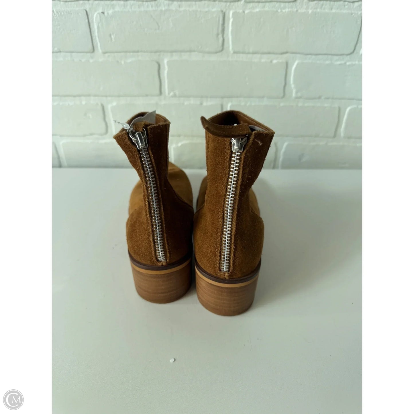 Boots Ankle Flats By Steve Madden In Brown, Size: 8