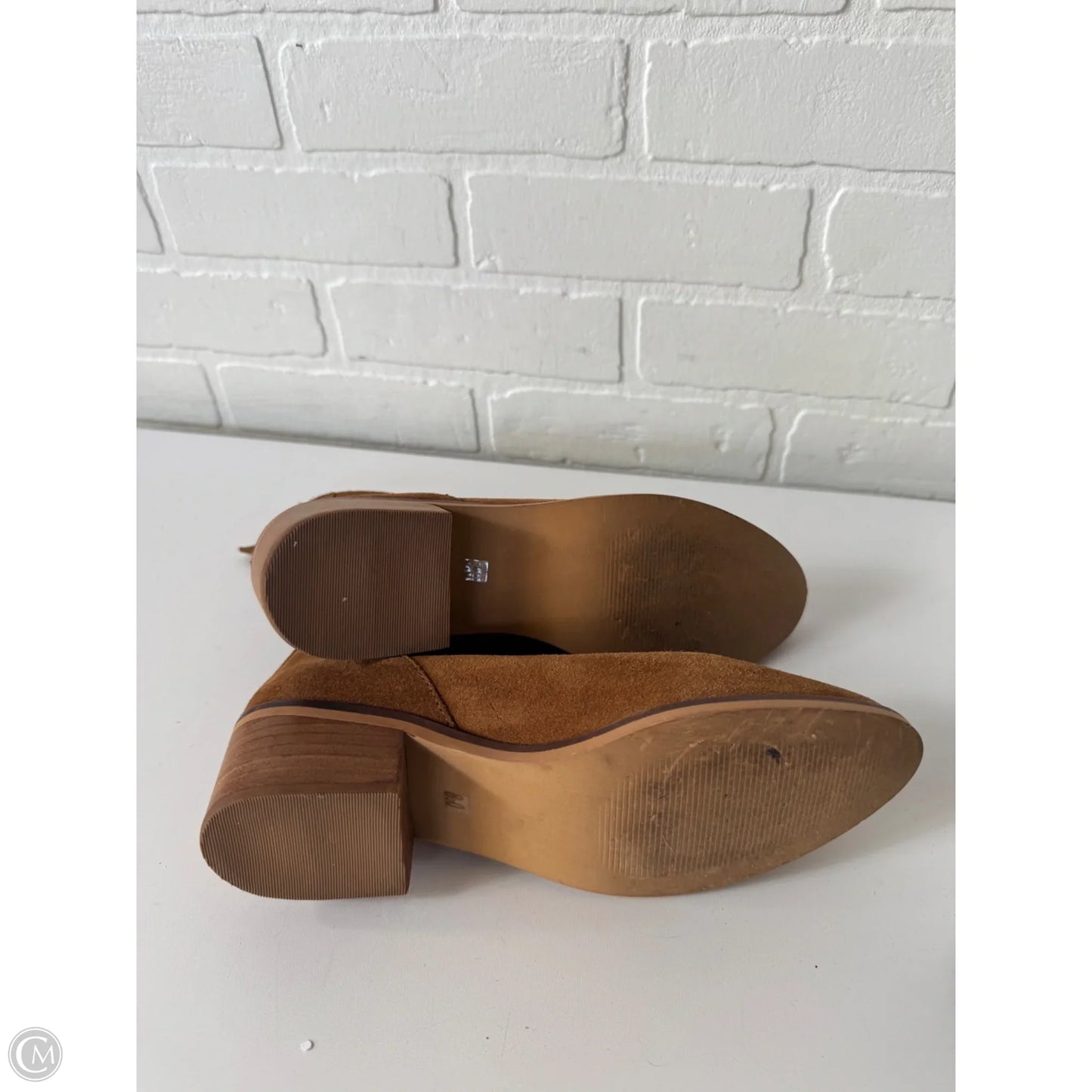 Boots Ankle Flats By Steve Madden In Brown, Size: 8