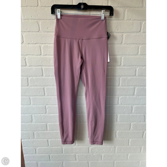Athletic Leggings By Lululemon In Purple, Size: 4