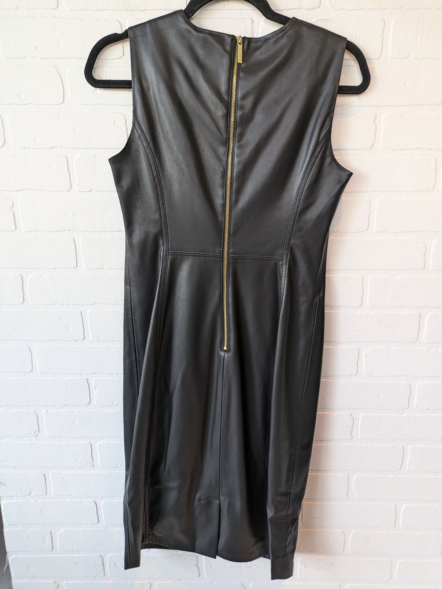 Dress Casual Midi By Calvin Klein In Black, Size: S