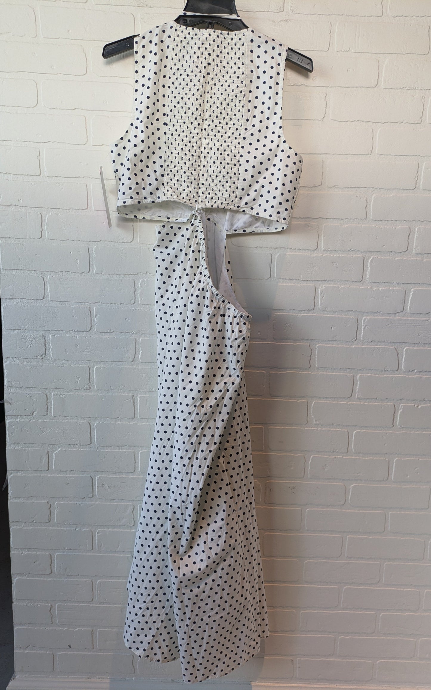 Dress Casual Maxi By Vineyard Vines In Polkadot Pattern, Size: 10