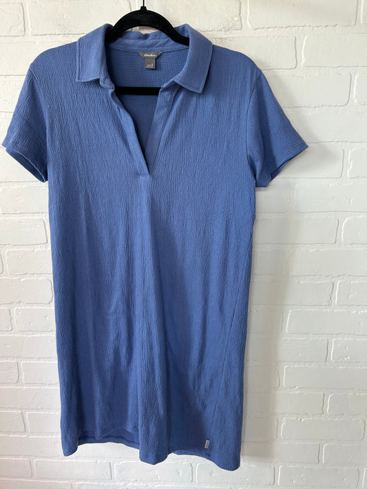 Dress Casual Short By Eddie Bauer In Blue, Size: S