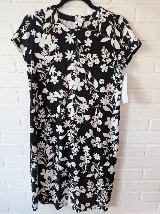 Dress Casual Short By J. Jill In Black & White, Size: Xs