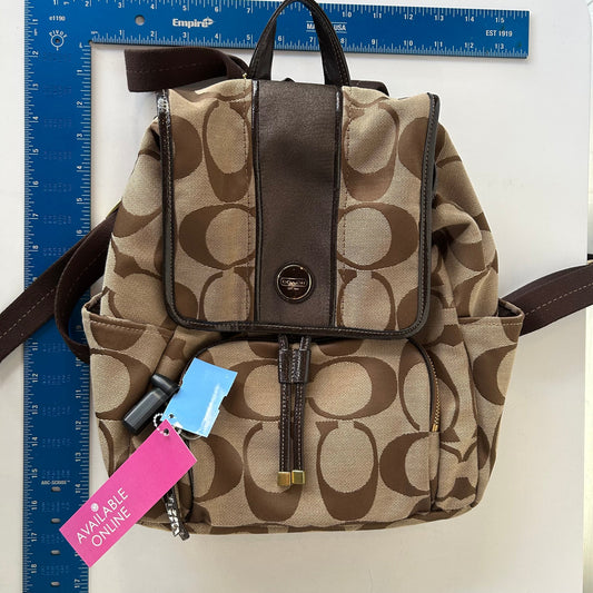 Backpack Designer By Coach, Size: Medium