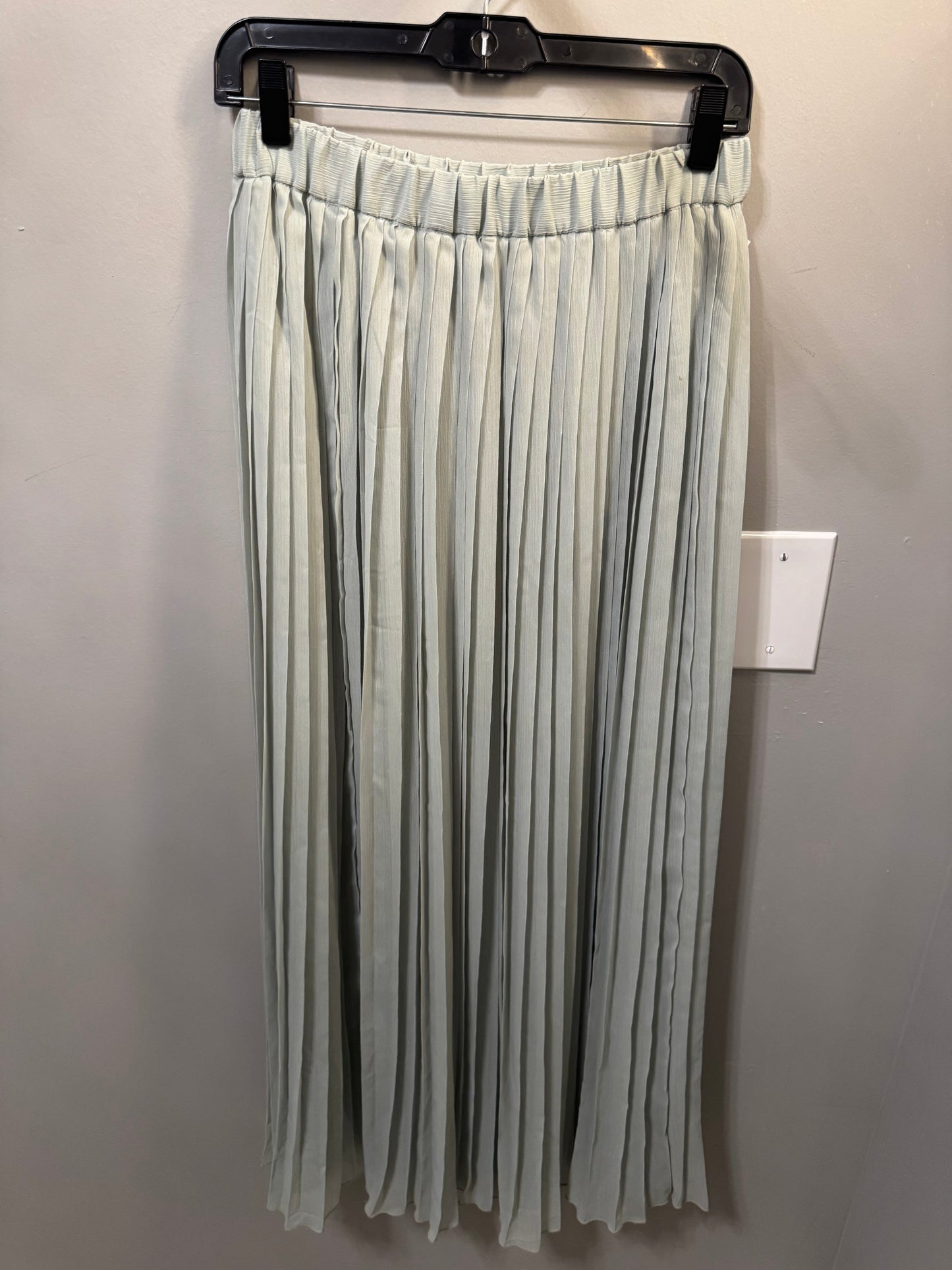 Skirt Maxi By H&m In Green, Size: S