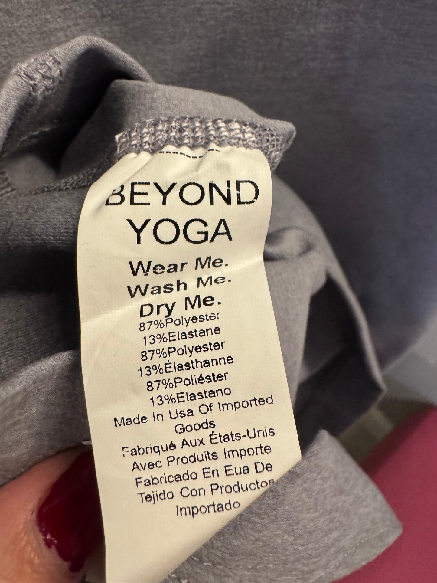 Athletic Dress By Beyond Yoga In Grey, Size: S