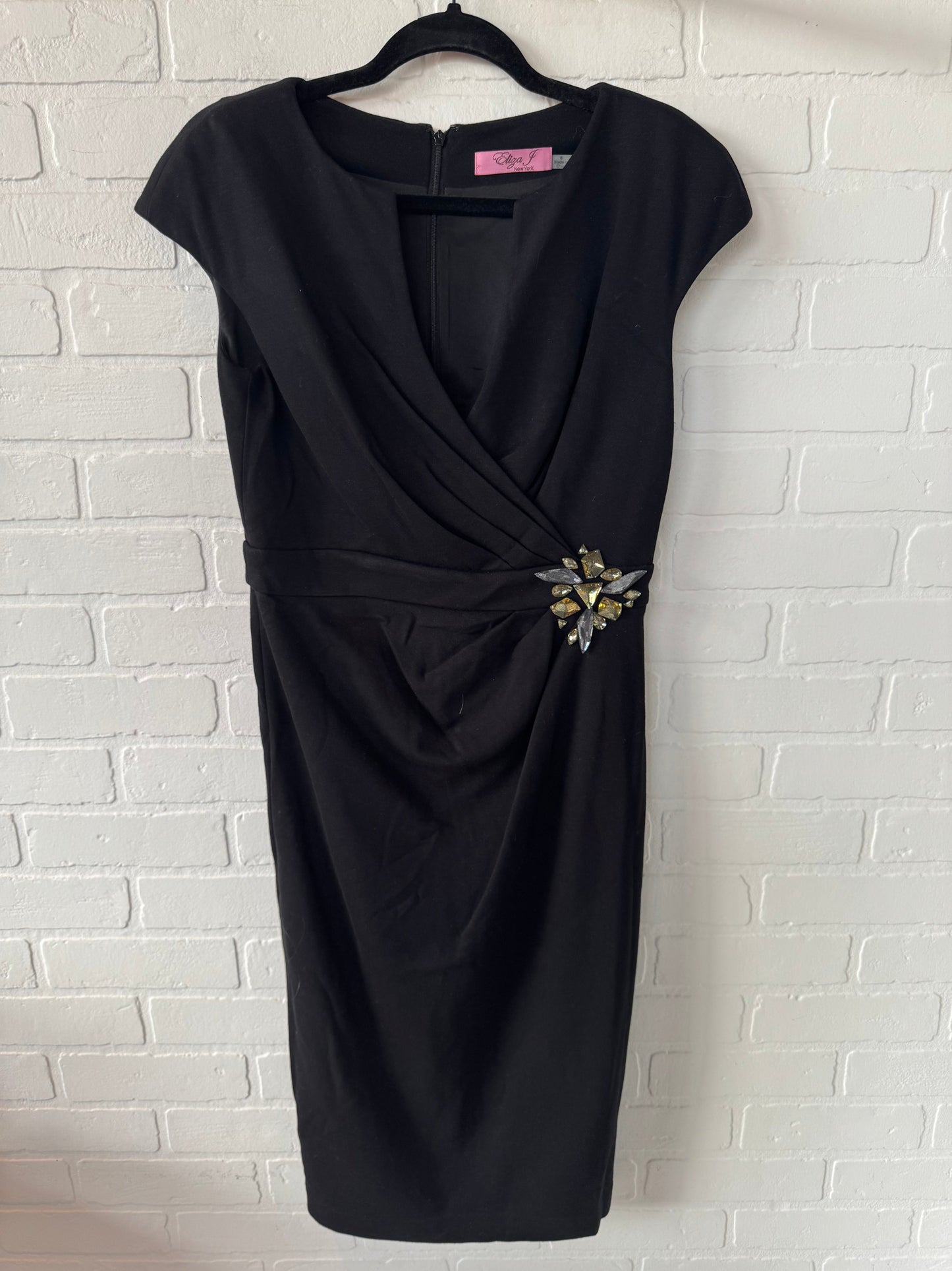 Dress Party Midi By Eliza J In Black, Size: 6