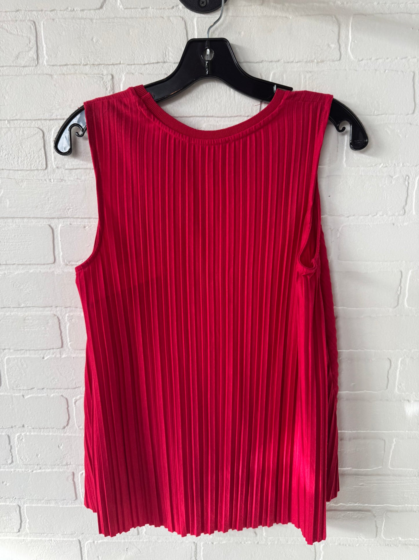 Top Sleeveless By Philosophy In Red, Size: M