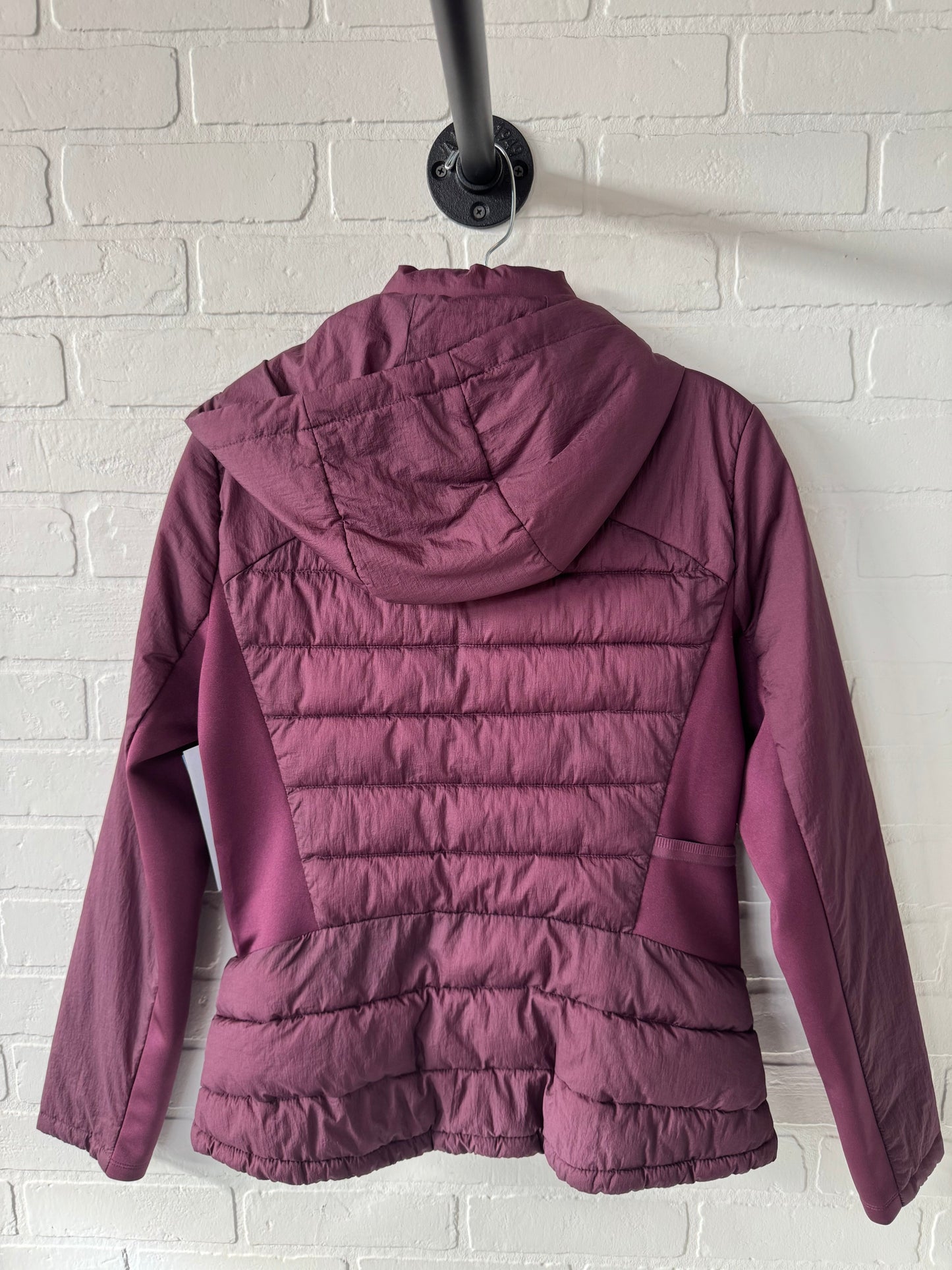 Jacket Puffer & Quilted By Calvin Klein In Purple, Size: M