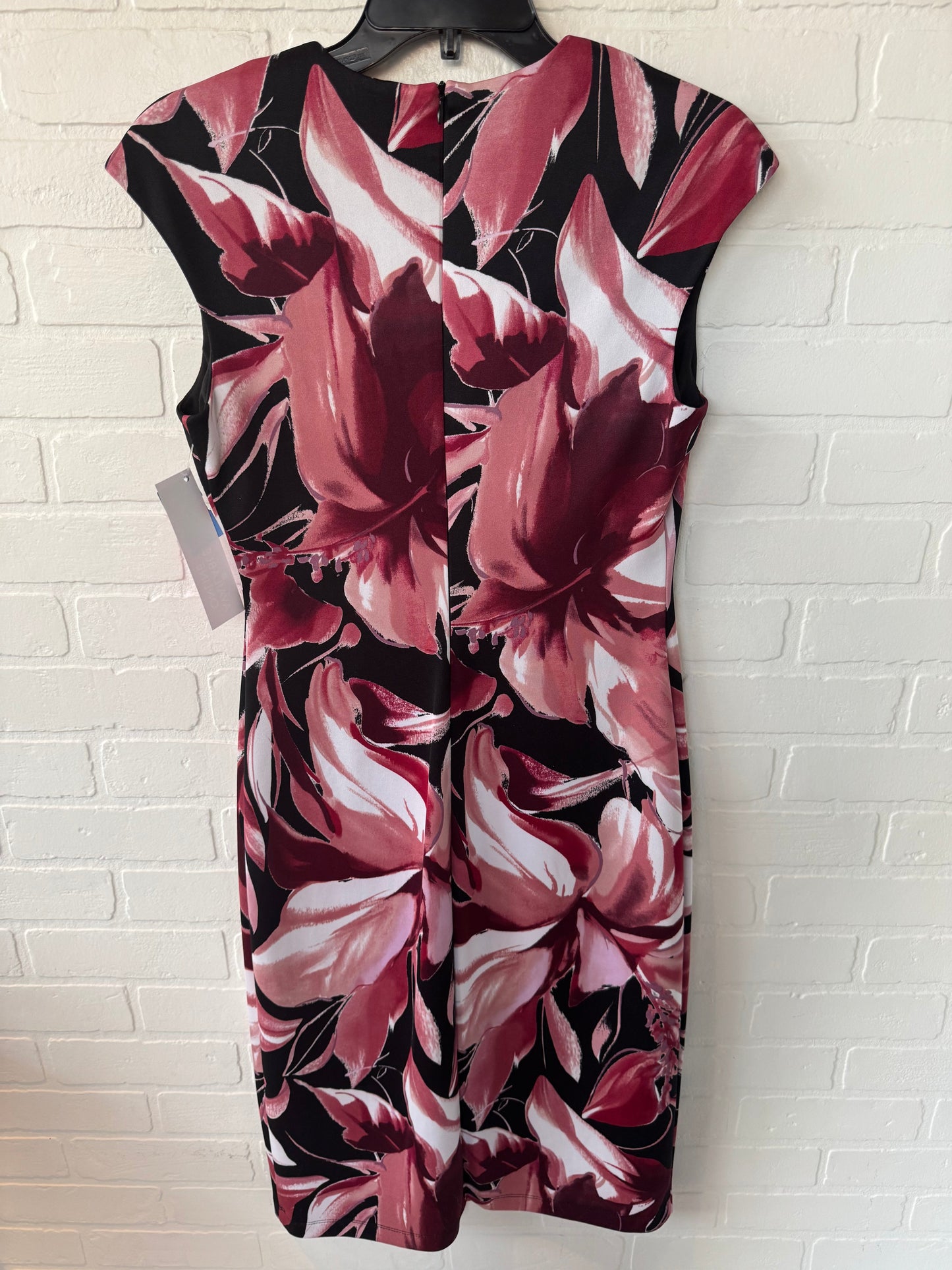 Dress Work By Connected Apparel In Black & Pink, Size: S