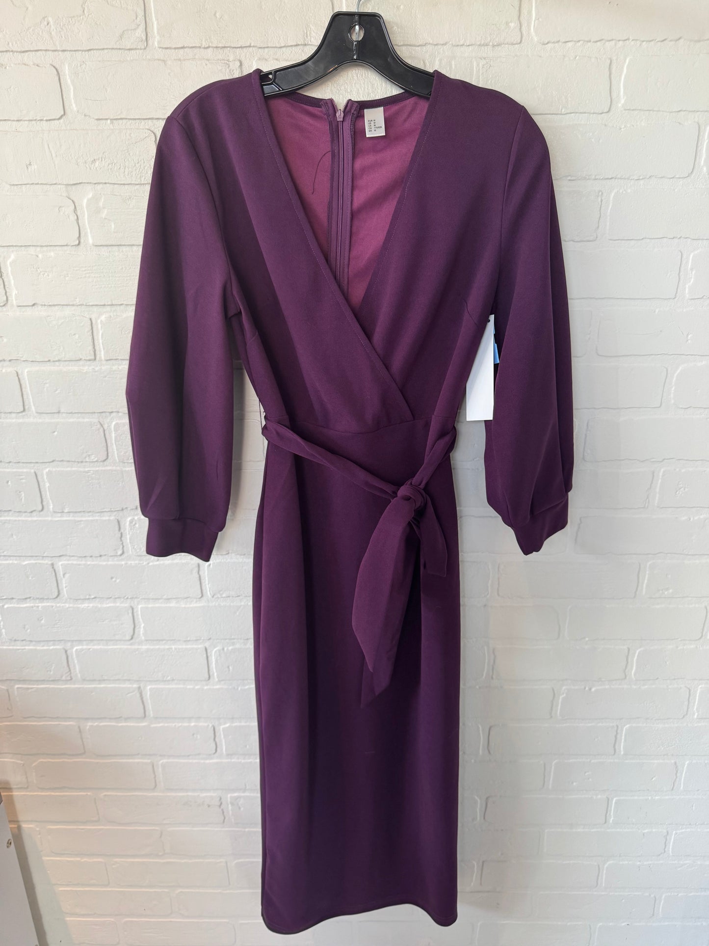 Dress Work By Clothes Mentor In Purple, Size: M