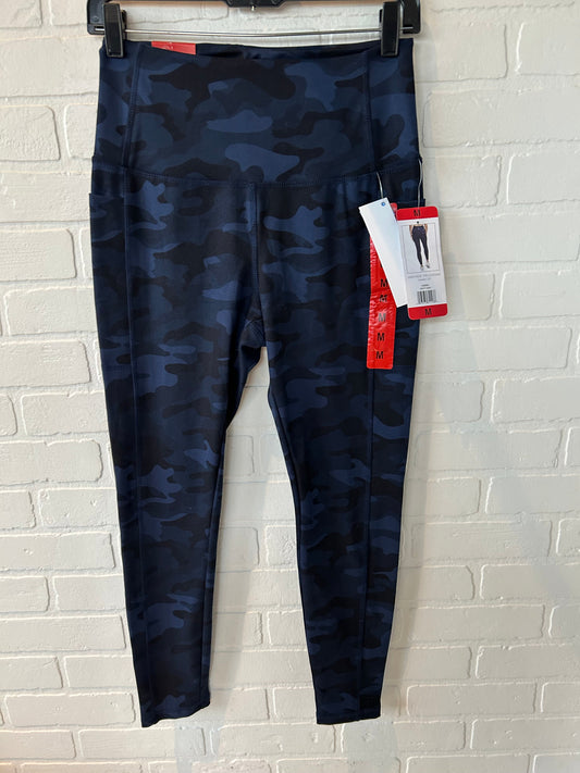 Athletic Leggings By Danskin In Black & Blue, Size: 8