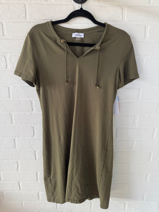 Dress Casual Short By Calvin Klein In Green, Size: S