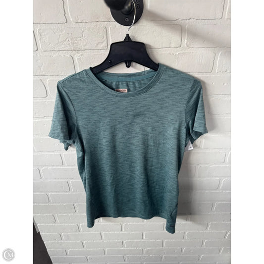 Athletic Top Short Sleeve By Mondetta In Blue, Size: S