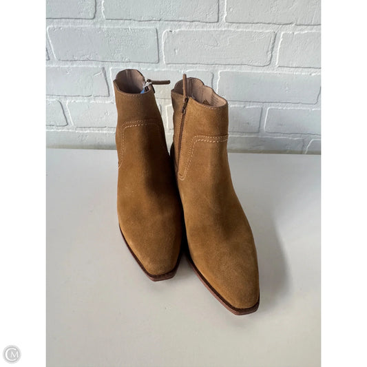Boots Ankle Heels By Cole-haan In Tan, Size: 7