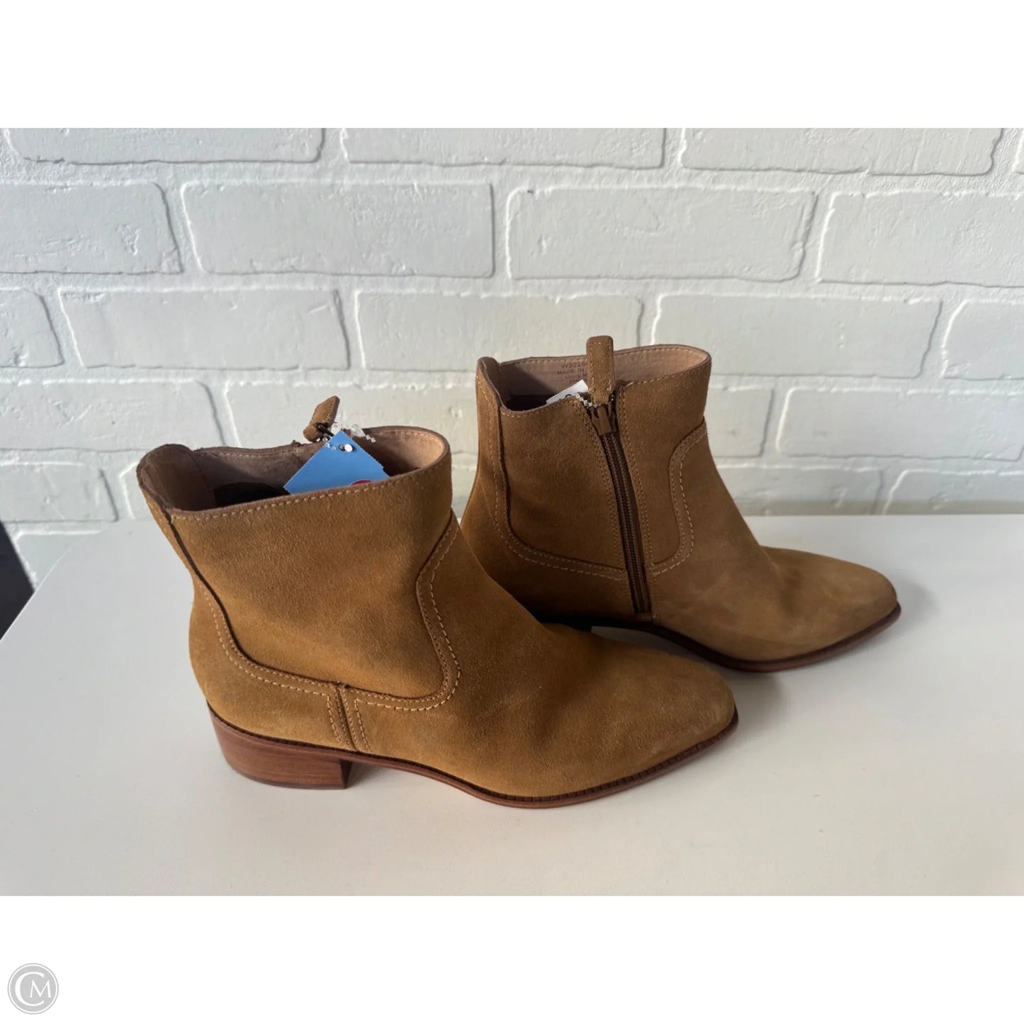 Boots Ankle Heels By Cole-haan In Tan, Size: 7