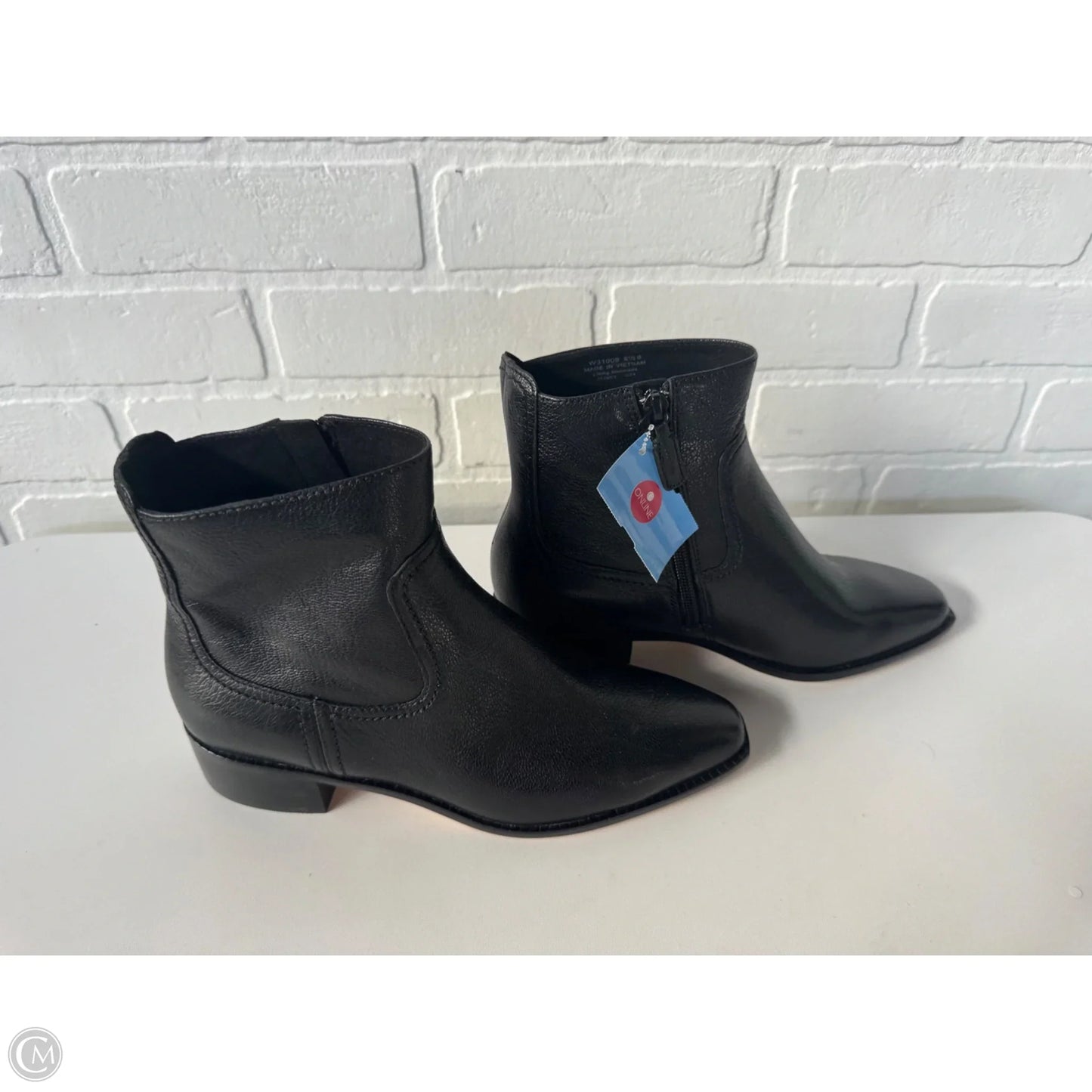 Boots Ankle Heels By Cole-haan In Black, Size: 6.5