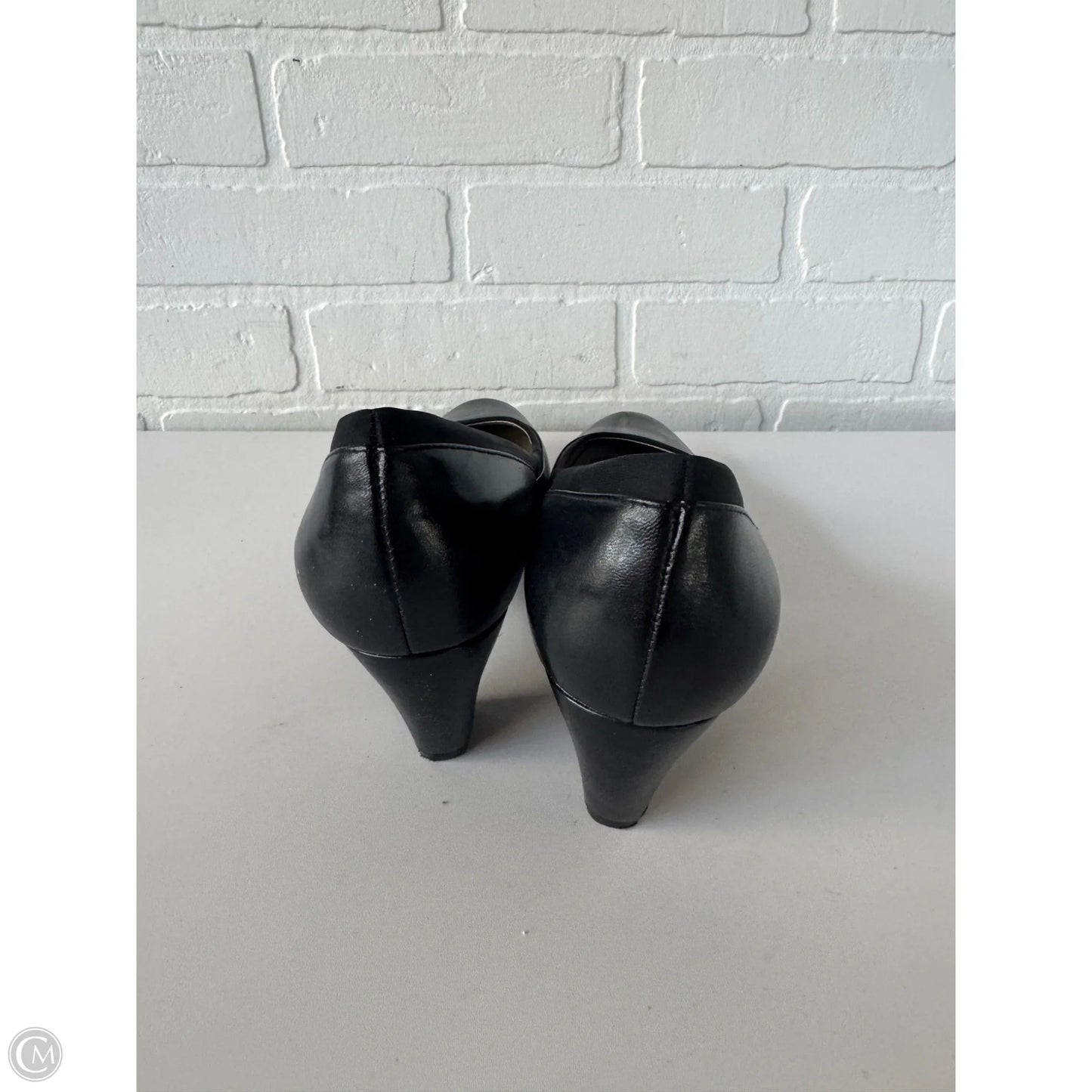 Shoes Heels Kitten By Easy Spirit In Black, Size: 9