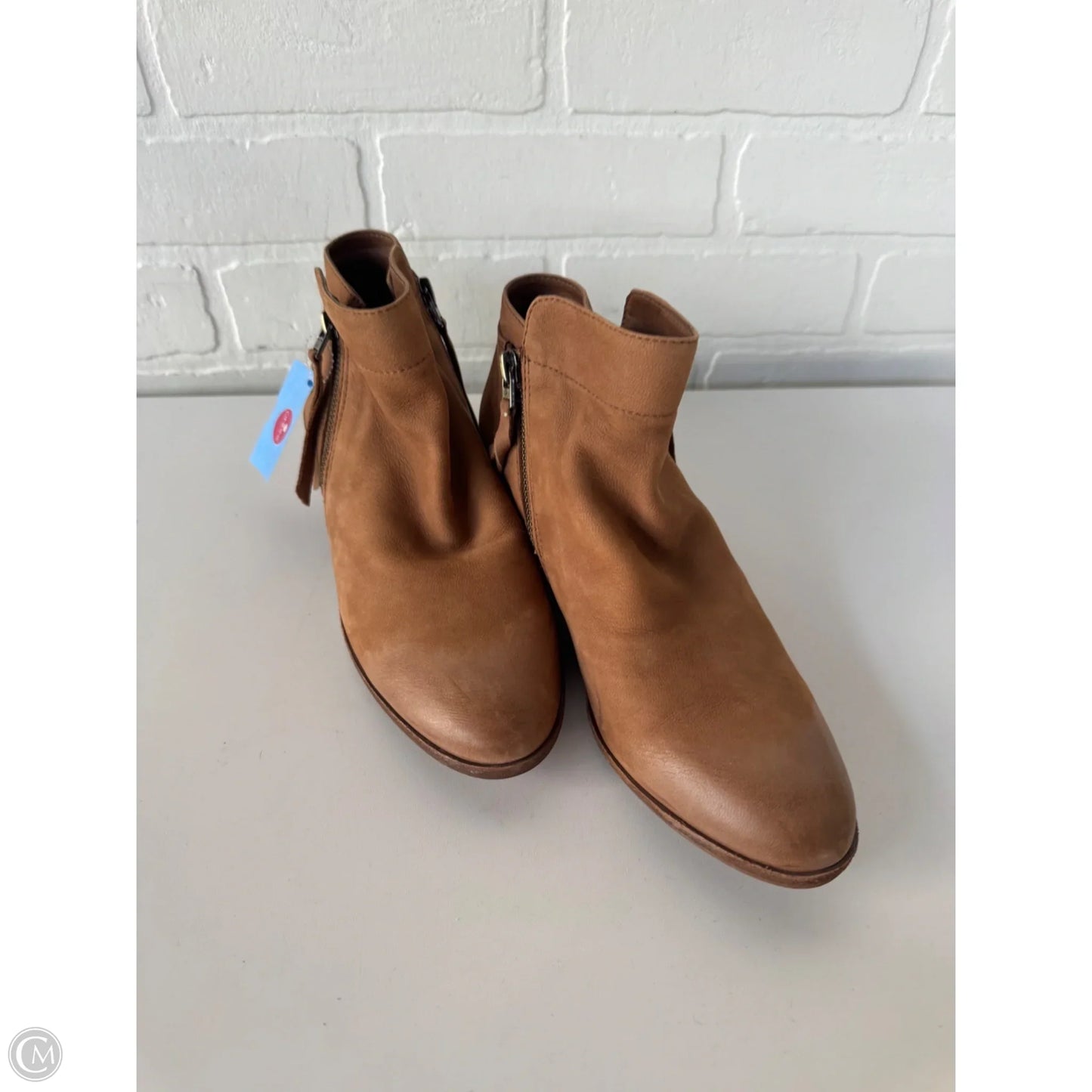 Boots Ankle Heels By Sam Edelman In Tan, Size: 7.5