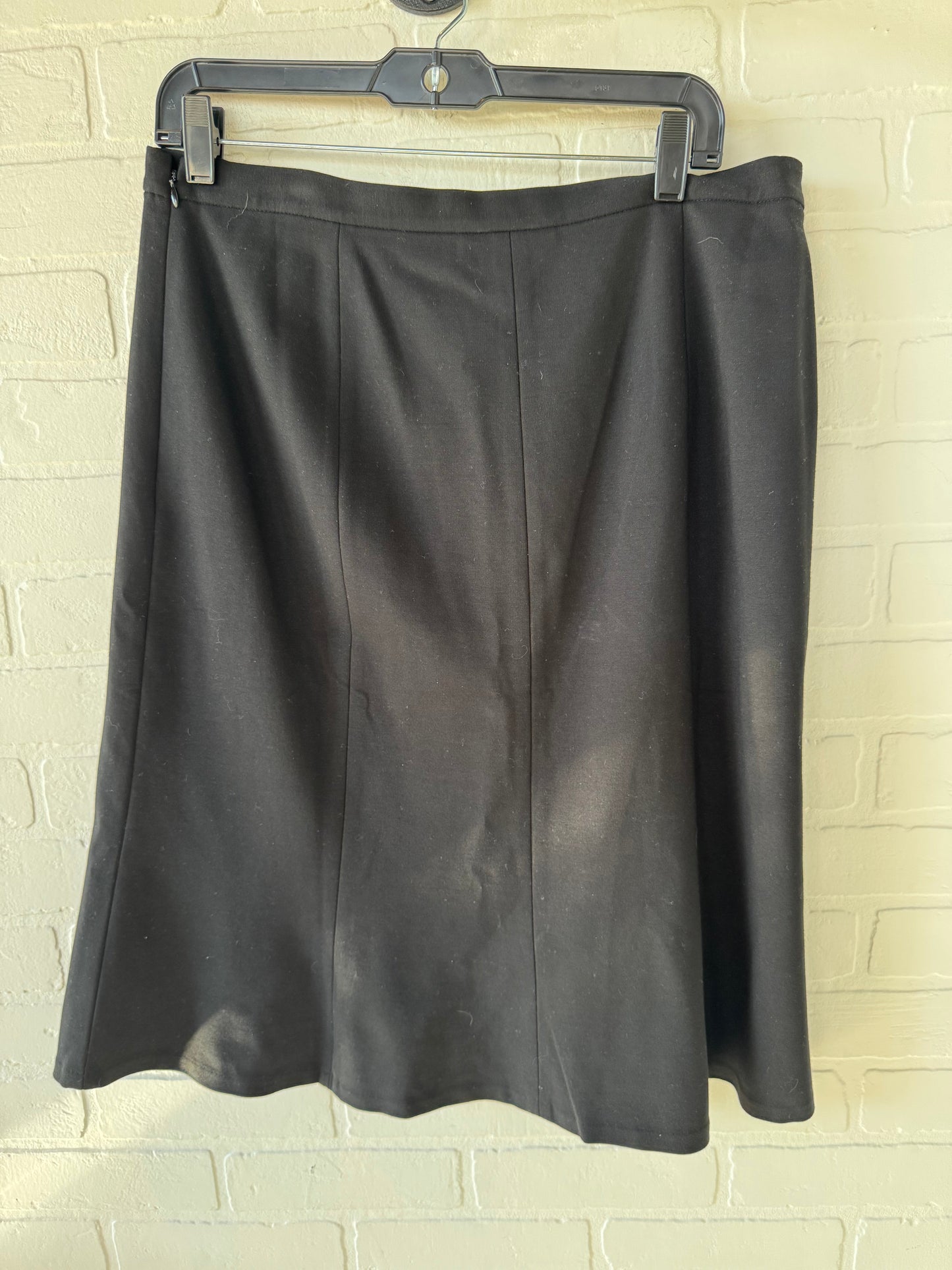 Skirt Midi By Talbots In Black, Size: 12