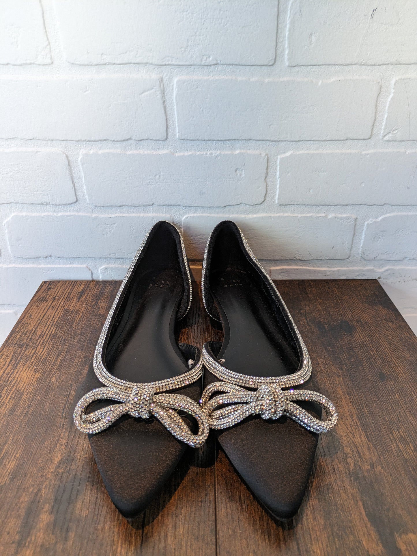 Black & Silver Shoes Flats A New Day, Size 9.5